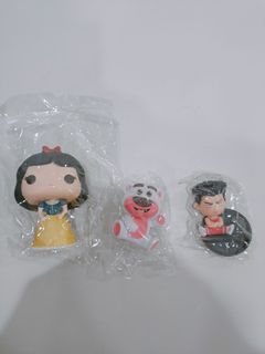 Disney Snow White, Lotso Bear, and Anime Figure Set