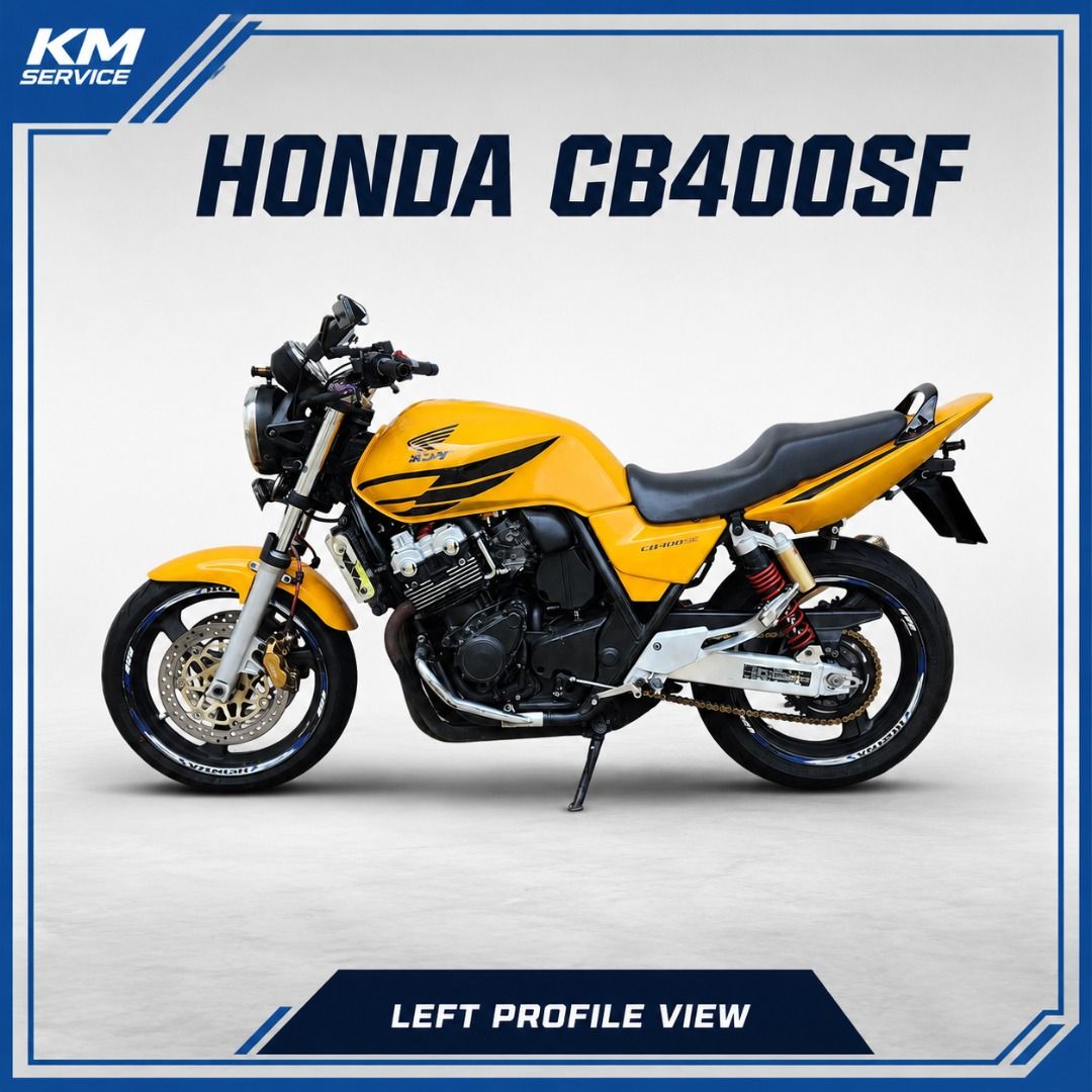 𝘾𝙃𝙀𝘼𝙋 HONDA CB400 USED SUPER FOUR S4 VTEC 3 SPEC 3 YOSHIMURA CLASS 2A MOTORCYCLE MOTORBIKE KM PLUS MOTO MOTOR MOTORING PIT STOP SHOP SERVICING TYRE KMPLUSMOTOR WOODLANDS E9 PREMIUM GP FY4 (Category: Class 2A) located in Singapore. Submitted by kmplusmotor (Listing ID 1457040874, Image 6). Description: 𝘾𝙃𝙀𝘼𝙋 HONDA CB400 USED SUPER FOUR S4 VTEC 3 SPEC 3 YOSHIMURA CLASS 2A MOTORCYCLE MOTORBIKE KM PLUS MOTO MOTOR MOTORING PIT STOP SHOP SERV