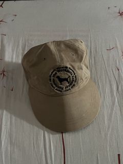 Beige olive khaki brown dog retriever american logo embroidered unisex casual cap