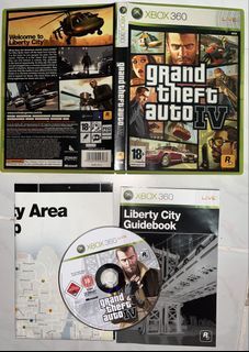 GRAND THEFT AUTO IV GTA 4 GAME DISC MANUAL MAP XBOX 360 XBOX ONE GAME / TESTED WORKING / TRACKED PACKAGE ONLY