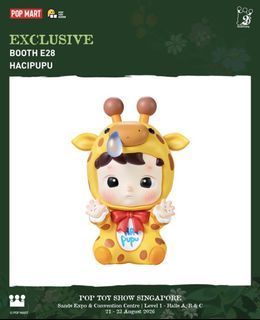PTS26 BNIB Sealed Authentic POPMART Exclusive HACIPUPU Giraffe