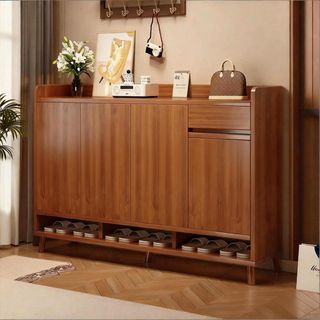 Solid Wood Shoe Cabinet – Free Delivery Included – Storage Cabinet, Shoe Rack, Home Cabinet, Entryway Cabinet, Foyer Cabinet, Storage Cabinet, Shoe Rack, Cabinet