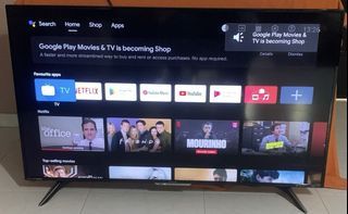 4K 50" Sharp smart google tv