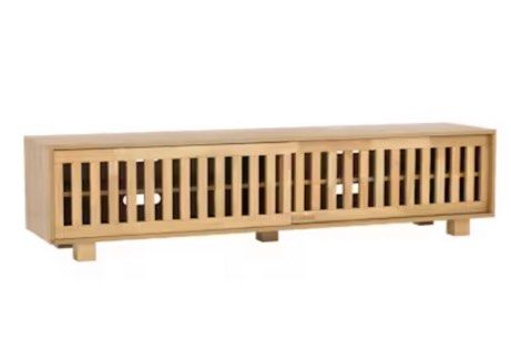 Hipvan Keita Wooden TV Console