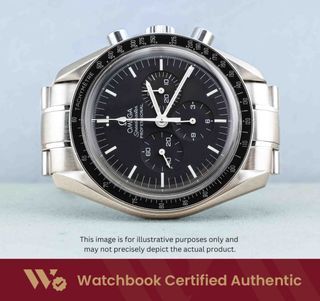 Preloved Omega Speedmaster Bracelet 3560.50.00 Black w Index Dial A4161 Undated