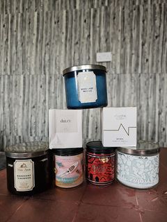 Bath & Body Works and Other Scented Candles Bundle