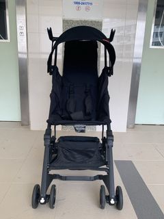 gb Pocket + Ultra Portable 4kg Baby Toddler Pram Stroller with Reclinable Seat and Sun/Rain Canopy + Sling Bag  - Flight Friendly