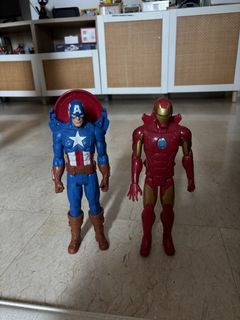 Marvel Toys Captain America and Iron Man Action Figures