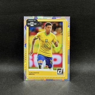 Panini Donruss Road to FIFA World Cup 2025-26 Savinho #186 Brazil Soccer Diamonds Manchester City