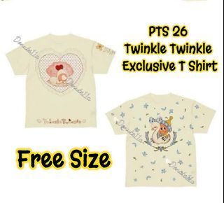 [PTS 26] BNIB Authentic POPMart Twinkle Twinkle T Shirt - Heart Unlocked / Flower Bearer