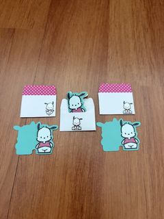 BN Pochacco Mini cards and envelopes stationery hello kitty and friends miniverse Sanrio