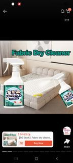 Fabric Dry Cleaner Spray for Sofas, Mattresses, Curtains