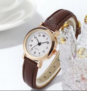 Fashion Small Dial Women Watches Ladies pu Leather Band Analog Quartz Wristwatch Girls Clock（Without Box）