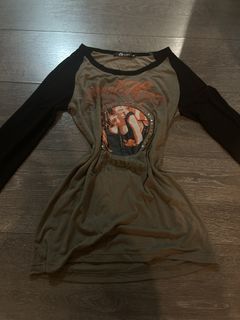 longsleeve longline grunge vintage top