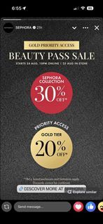 Sephora Sale -  20% off 