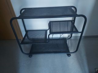 BLACK METAL stainless steel Office/Computer table for $99 only. Size 105cm by 75cm