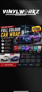 Full Car Vinyl Wrap Service 🔥