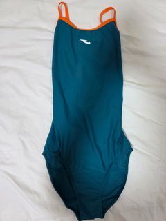 Hosa Teal Orange Trim One-Piece Swimsuit 180/100 (3XL)
