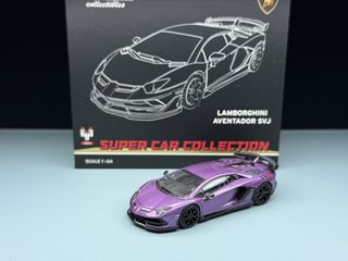 Hung Hung Toys Lamborghini Aventador SVJ 1/64 purple