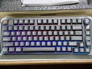 Leobog Hi75C Full Aluminium Tri-Mode Mechanical Keyboard - Cyberpunk Black Ruins