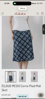 LIKKA Corrie Plaid Skirt