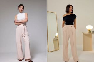 Love Bonito LB Leggy™ Mayumi Elastic Pleated Wide Leg Pants