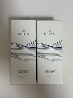 NIHON Brightening Face Creme - Kojic Acid, Arbutin, Retinol & Vit C