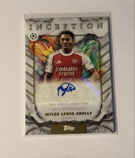 Topps Lewis-Skelly Auto Arsenal Succession card