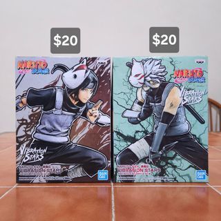 Anbu Itachi Uchiha & Kakashi Hatake Vibration Stars Banpresto Naruto Shippuden Anime Figure Figurine