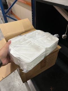 CLEARANCE SELLING AT LOSS Disposable takeaway dabao box bowl ecofriendly TODAY ONLY 