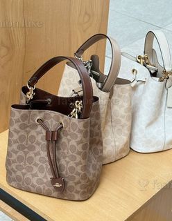 ✨✅COACH Classic Logo Multicolour Bucket Bag