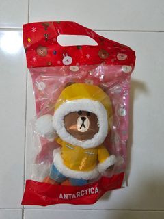 LINE Friends Brown Antarctica soft toy