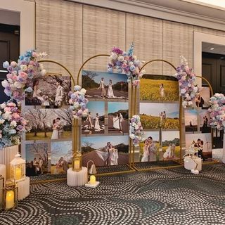 Metal Arch Stand 200cm (Decorative items not included)