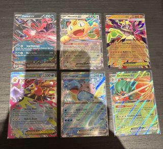 Pokemon Cards Perfect Order Ex’s - Yveltal 053/088, Meowth 062/088, Mega Zygarde 047/088, Mega Starmie 021/088, Lapras 022/088, Decidueye 012/088