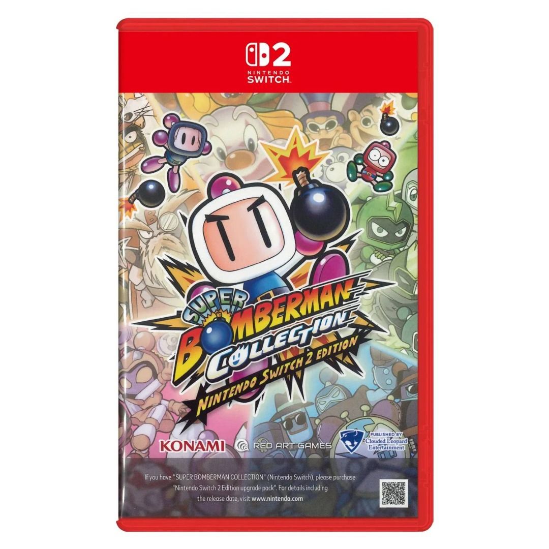 Super Bomberman Collection Brand New (PS5/Nintendo Switch) (Category: Nintendo) located in Singapore. Submitted by play-e (Listing ID 1457912371, Image 2). Description: Hi All, You are looking at the Super Bomberman Collection Brand New! PS5 Super Bomberman Collection (Asia) (2322133) -$52.90 Nintendo Switch Super Bomberman Collection (Asia) (2463325) -$52.90 Nintendo Switch 2 Super Bomberman Collection (Asia) (2470137) -$59.90 Please do follow m