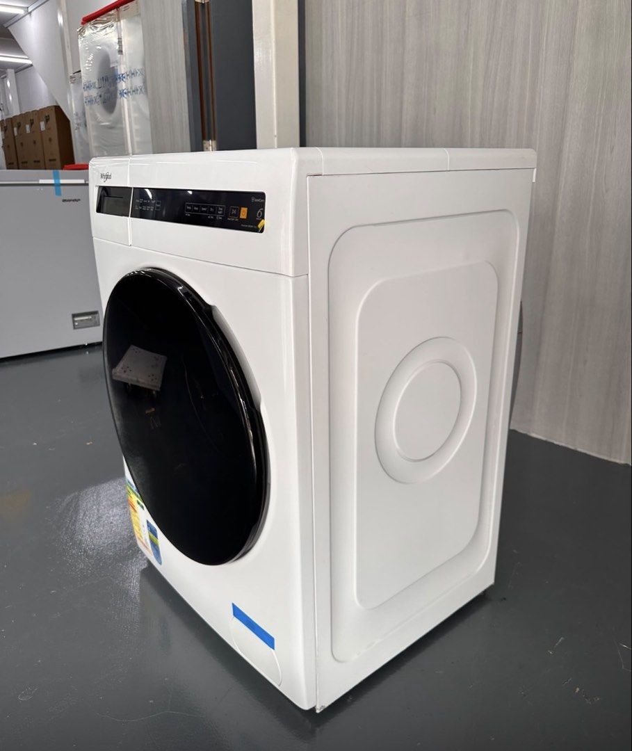 ♦️ WHIRLPOOL 8kg/5kg Washer Cum Dryer Model: WWEB8502GW | Display set (new not used) 2 in 1 white washing machine Direct Manufacturer warranty ☎️ CK 8083 3386 (Category: Washing Machines and Dryers) located in Singapore. Submitted by dazzlemoments (Listing ID 1458299191, Image 6). Description: ♦️ display set ♦️ WHIRLPOOL 8kg/5kg Washer Cum Dryer Model: WWEB8502GW $630 + Delivery Add $50 6 Months Warranty By Whirlpool ☎️ CK 8083 3386 .