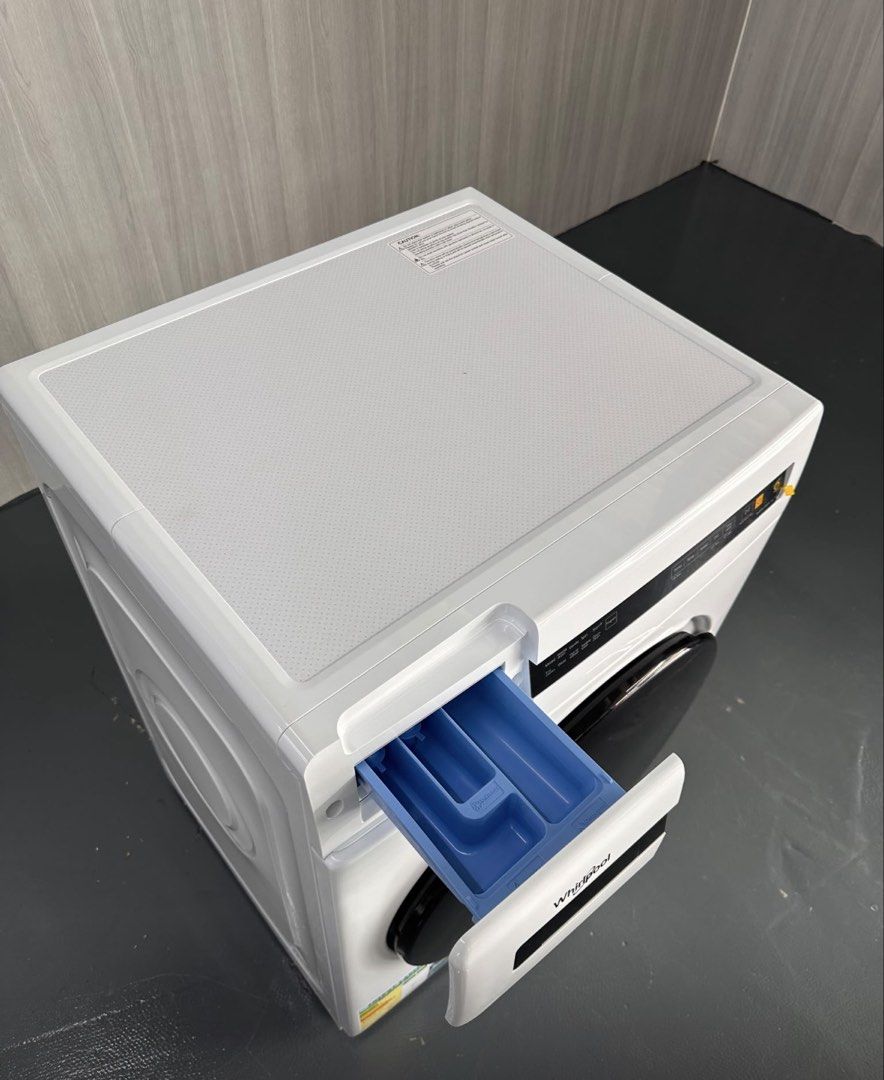 ♦️ WHIRLPOOL 8kg/5kg Washer Cum Dryer Model: WWEB8502GW | Display set (new not used) 2 in 1 white washing machine Direct Manufacturer warranty ☎️ CK 8083 3386 (Category: Washing Machines and Dryers) located in Singapore. Submitted by dazzlemoments (Listing ID 1458299191, Image 5). Description: ♦️ display set ♦️ WHIRLPOOL 8kg/5kg Washer Cum Dryer Model: WWEB8502GW $630 + Delivery Add $50 6 Months Warranty By Whirlpool ☎️ CK 8083 3386 .