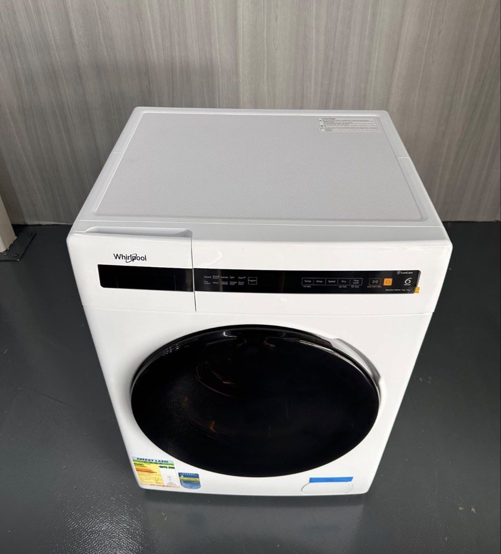♦️ WHIRLPOOL 8kg/5kg Washer Cum Dryer Model: WWEB8502GW | Display set (new not used) 2 in 1 white washing machine Direct Manufacturer warranty ☎️ CK 8083 3386 (Category: Washing Machines and Dryers) located in Singapore. Submitted by dazzlemoments (Listing ID 1458299191, Image 3). Description: ♦️ display set ♦️ WHIRLPOOL 8kg/5kg Washer Cum Dryer Model: WWEB8502GW $630 + Delivery Add $50 6 Months Warranty By Whirlpool ☎️ CK 8083 3386 .