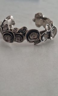 Super Rate Authentic Yves Saint Laurent Brutalist Cuff Bracelet
