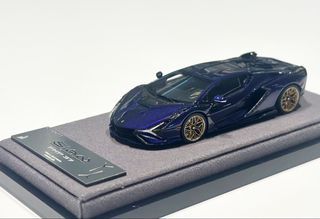 DeepMaker 1/64 Lamborghini Sian in Viola Aletheia