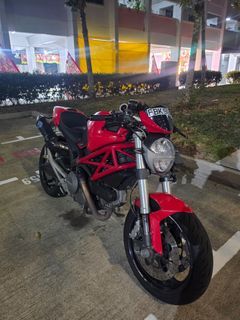 Ducati Monster Red Motorcycle