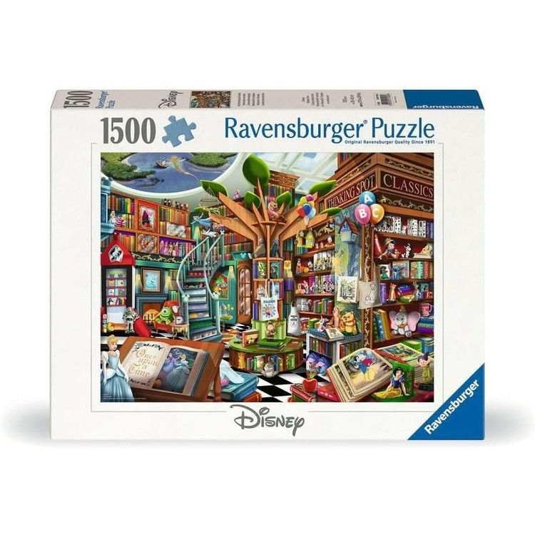 Erwachsenenpuzzle 1500 Teile - Disney Story Book Refresh (Category: Board Games & Puzzles) located in Singapore. Submitted by sg.auntiedeal (Listing ID 1458179902, Image 1). Description: Handcrafted in Germany since 1891. Uniquely shaped pieces for frustration-free puzzling. Made with 100% FSC-certified paper and cardboard..