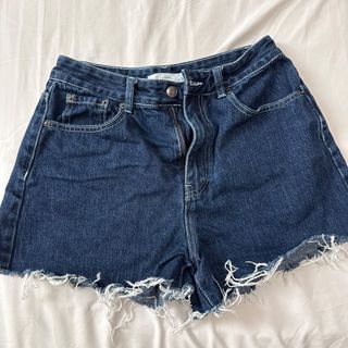 Glassons Dark Wash Denim Shorts Size 10