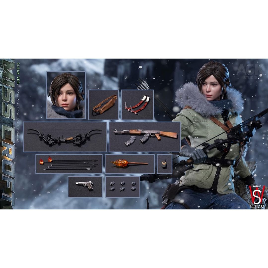 [MISB] SWTOYS -FS077- 1/6 Tomb of the Fallen Raider Lara (Standard Version) NOT hot toys (Category: Toy Figures) located in Singapore. Submitted by agkstudio (Listing ID 1458114948, Image 1). Description: - MISB - FREE Delivery $50 deposit (non-refundable) ETA 7-10 days *Only guaranteed as brand new. Not responsible for any broken, missing, or flaking contents, or for damaged box conditions. *Not suitable for overly fussy collectors. *Not suitabl