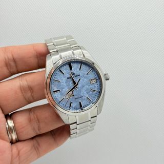 Pre Owned 09/2020 Grand Seiko Heritage Collection Ice Blue Dial “Skybridge / Skyflake” SBGA435 GS