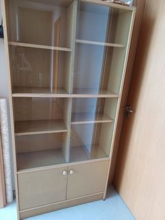 Selling cheap.new condition Glass cabinet for only $350. FREE DELIVERY ANYTIME EVEN AT NIGHT .  READ MY POSITIVE REVIEWS TO KNOW HOW GOOD CONDITION MY ITEMS ARE. self collect at $299.