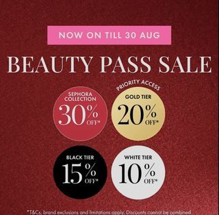 Sephora Sale Gold member Storewide 20% off!