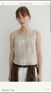Something to Hold Harper Top in Rue size S
