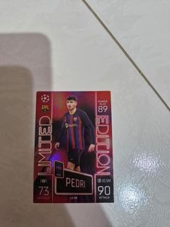 Topps barcelona limited edition pedri