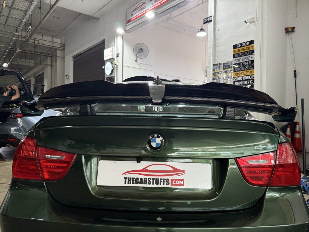 Unique Duck Tail Spoiler For BMW E90/F30 Subaru Impreza/Toyota/Honda (Category: Bodykits & Styling) located in Singapore. Submitted by isellcarshades (Listing ID 1458189978, Image 1). Description: Try out our in house unique duck tail spoiler! Purely by pasting only! If required drill will be additional $50! Pricing include install by pasting: $180 Glossy Black $200 Carbon Printed .